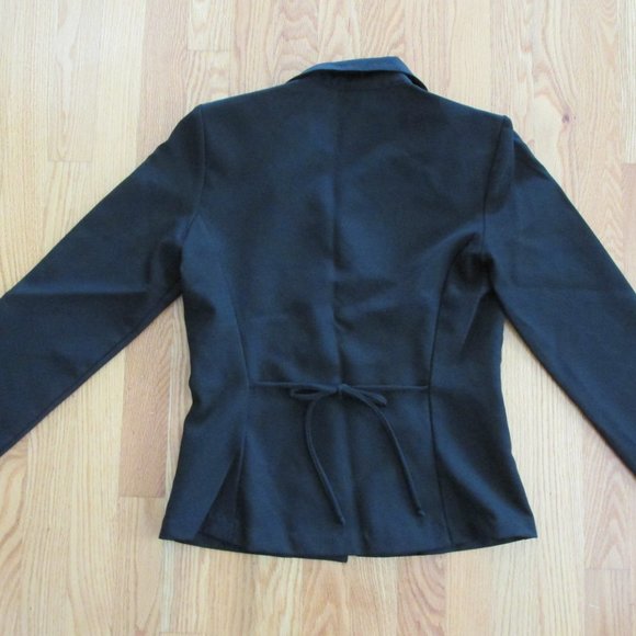 A BYER WOMEN'S JUNIOR'S SIZE M 7 - 9 BLACK JACKET LIGHTWEIGHT SUIT COAT BLAZER - Picture 5 of 11